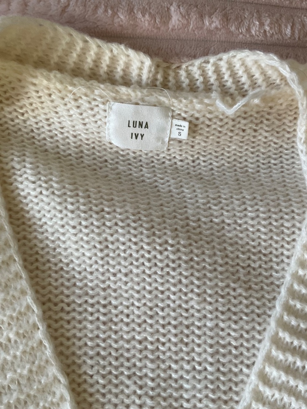 Luna Ivy floral knit cardigan - Picture 2 of 2
